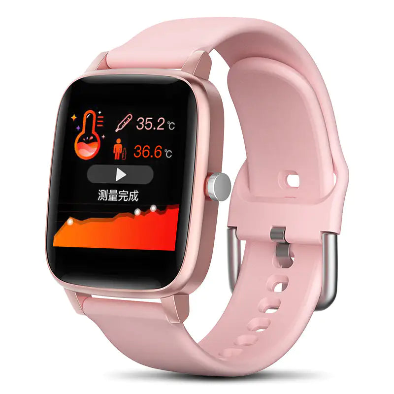 (Icon) Heart beat, blood oxygen, blood pressure, temperature, Tracker Smart Watch With Many More Functions.