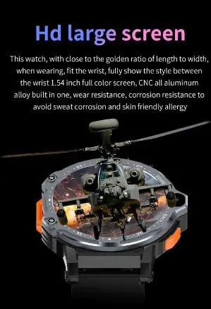 (Strive) 4G Smart Watch with Dual Camera & SIM Slot, heart rate, step counting, sleep tracking. High res screen.