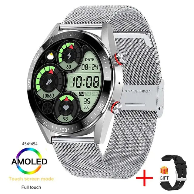(Prestige) Bluetooth Smart Watch with Heart Rate, blood pressure, and Music Features
