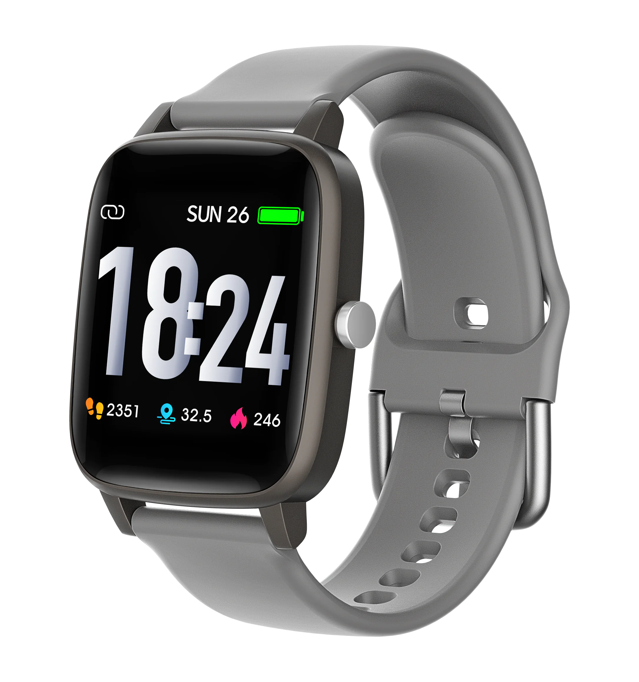 (Icon) Heart beat, blood oxygen, blood pressure, temperature, Tracker Smart Watch With Many More Functions.