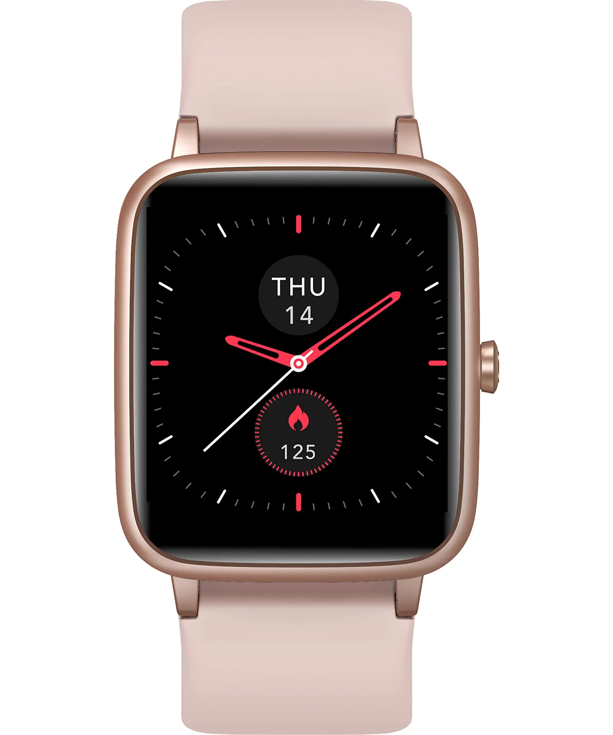 (Tempo) 38mm PU Strap Smart Watch, heart rate, blood oxygen, sleep tracking.