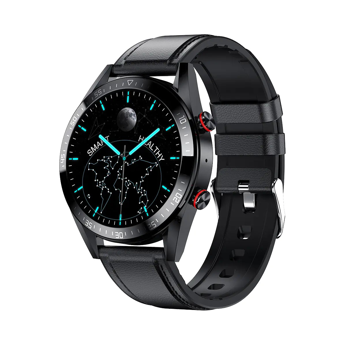 (Prestige) Bluetooth Smart Watch with Heart Rate, blood pressure, and Music Features