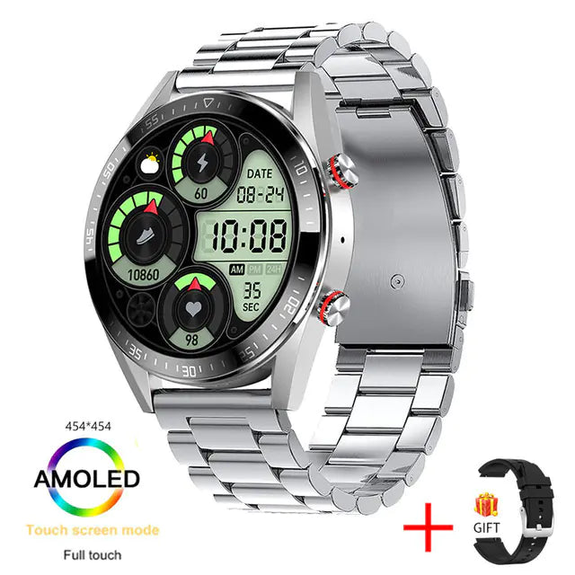 (Prestige) Bluetooth Smart Watch with Heart Rate, blood pressure, and Music Features