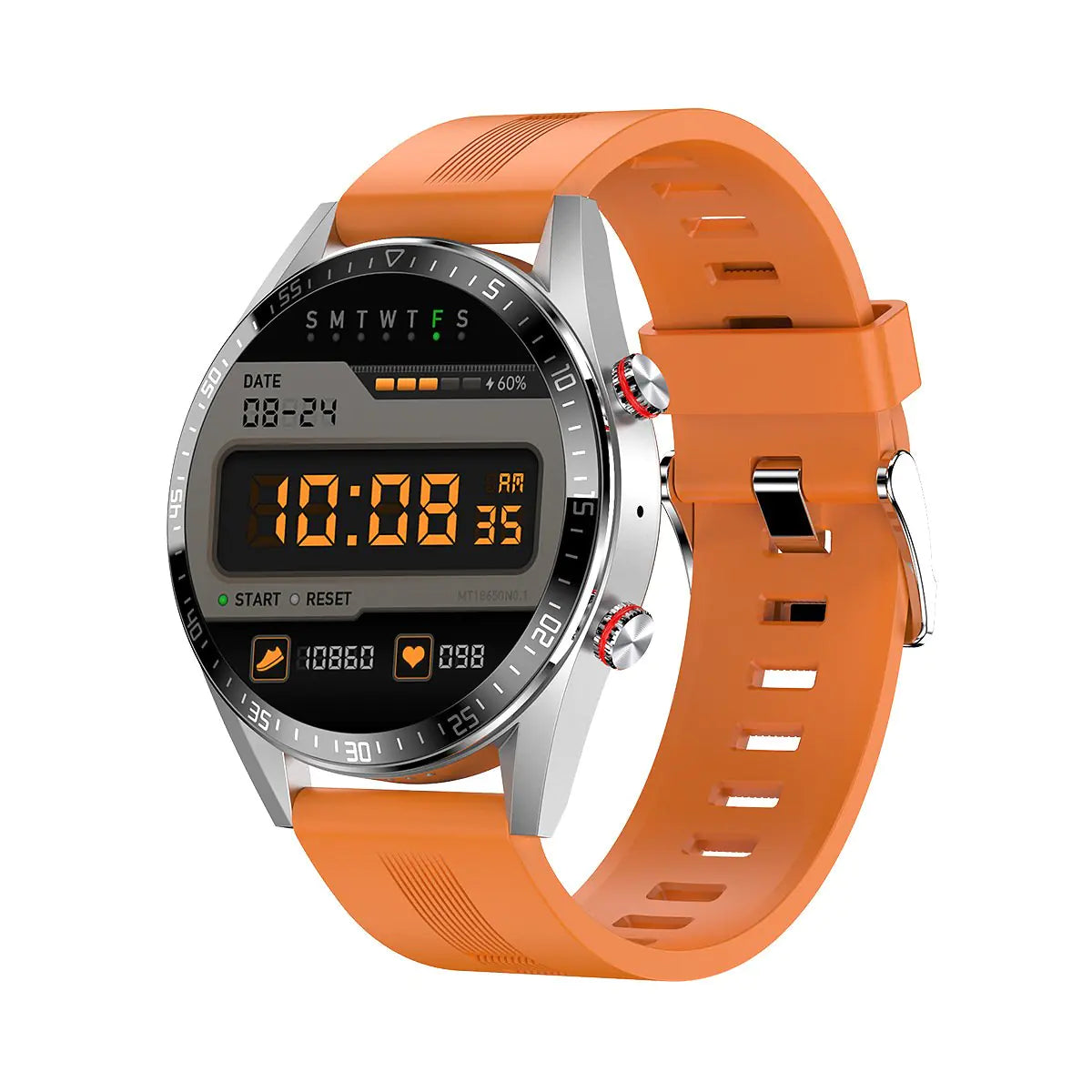 (Prestige) Bluetooth Smart Watch with Heart Rate, blood pressure, and Music Features