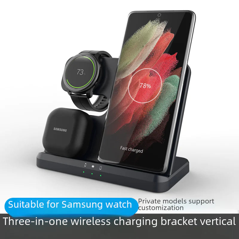 3-in-1 Wireless Charger for Samsung Phone, Watch, Earbudsx